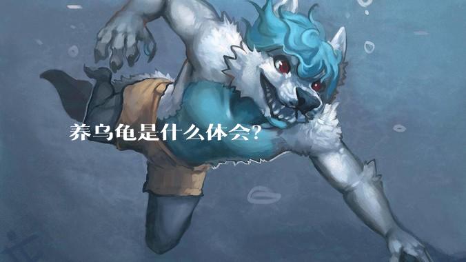 养乌龟是什么体会？