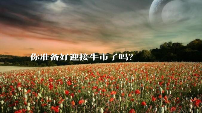 你准备好迎接牛市了吗？