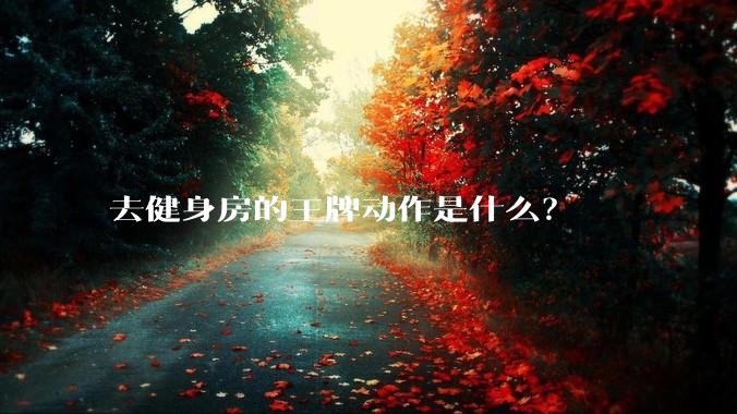 去健身房的王牌动作是什么？