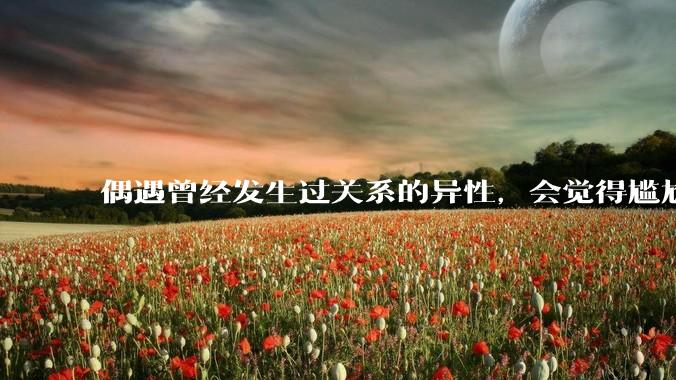 偶遇曾经发生过关系的异性，会觉得尴尬吗？