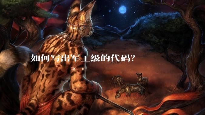 如何写出军工级的代码？