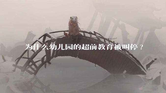 为什么幼儿园的超前教育被叫停?