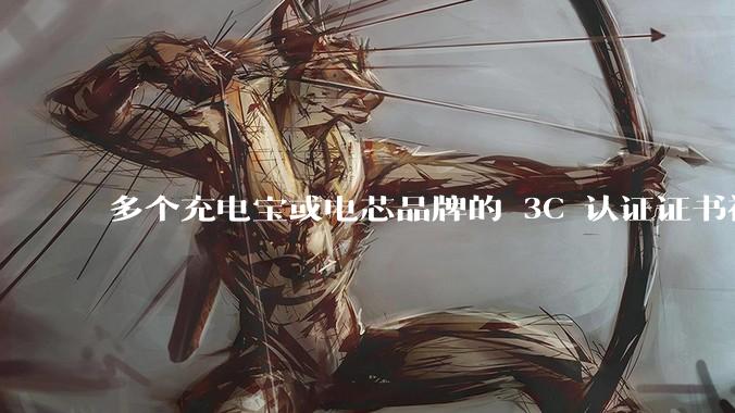多个充电宝或电芯品牌的 3C 认证证书被暂停，涉及罗马仕、安克、绿联、倍思、安普瑞斯等，发生了什么？