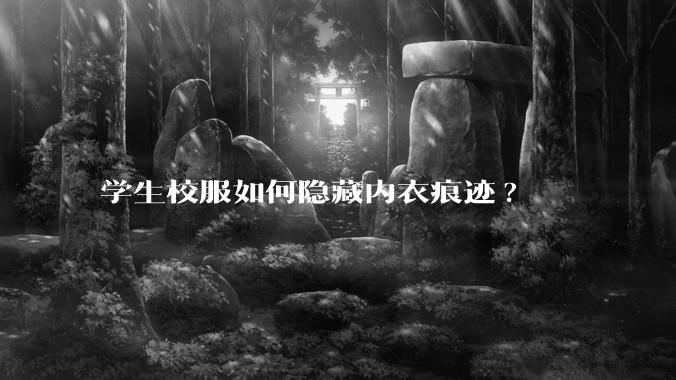 学生校服如何隐藏内衣痕迹?