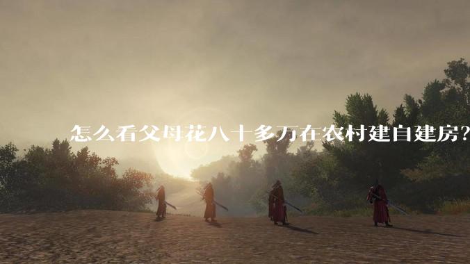 怎么看父母花八十多万在农村建自建房？